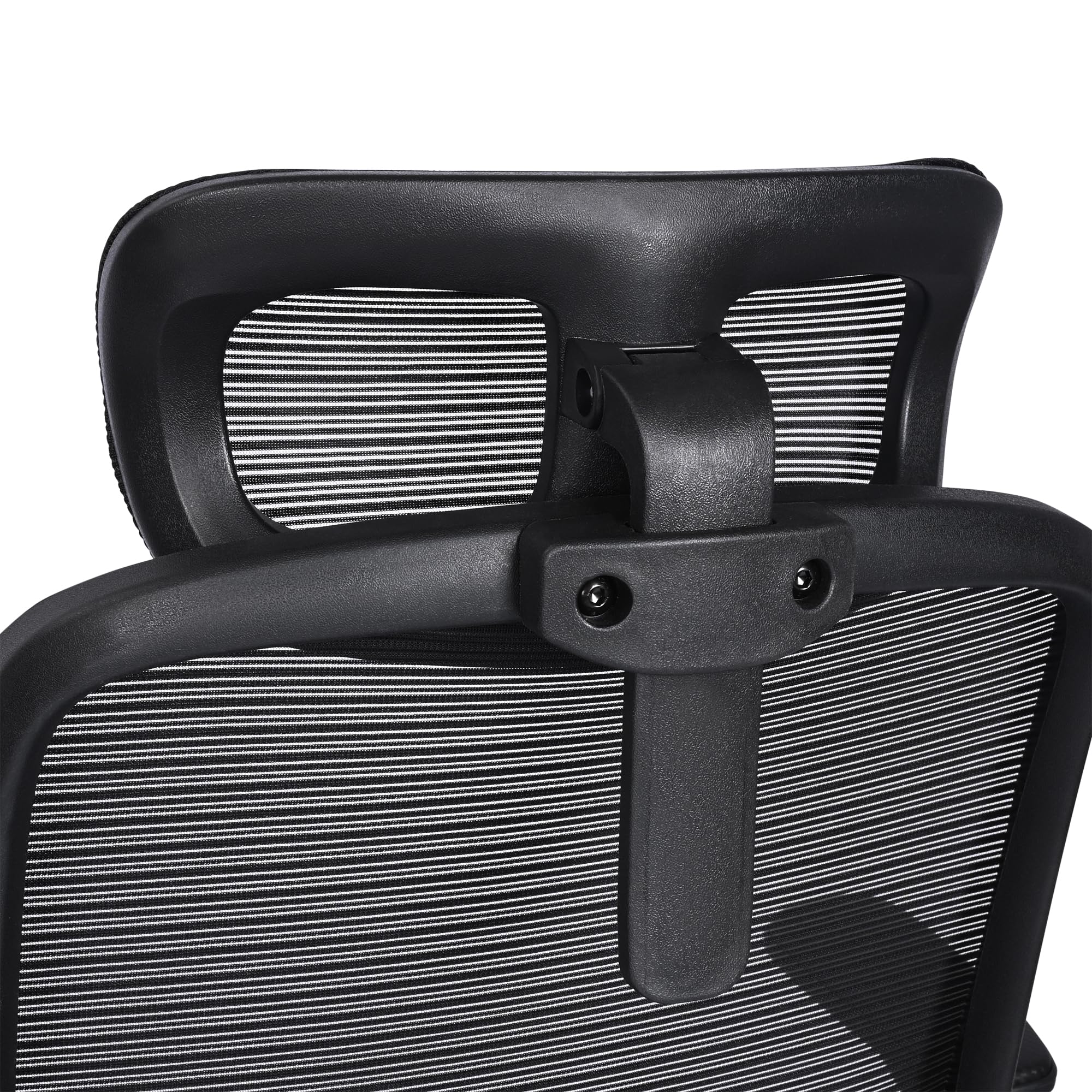 Silla de Oficina | Escritorio o Estudio Ergonómica con Ruedas | Reposacabezas y Reposabrazos Ajustables | Soporte Lumbar | Respaldo de Malla Transpirable | Altura Regulable | Ideal casa o Trabajo